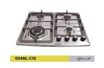 اجاق گاز صفحه ای 3 شعله استیل مدل S04NL - C1S کد(96)