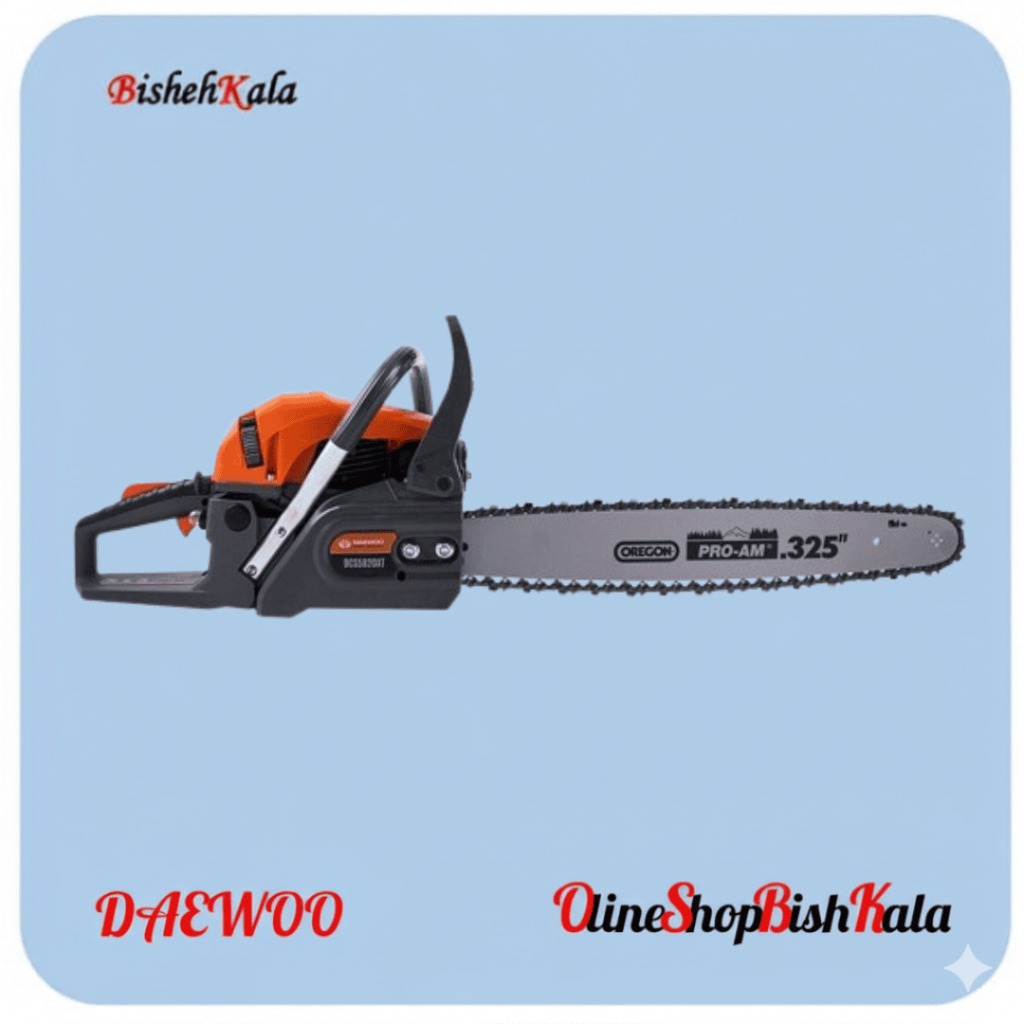 1000238760 اره زنجیری بنزینی 3 اسب تیغه 50 سانت حرفه ای DAEWOO دوو کد(2)