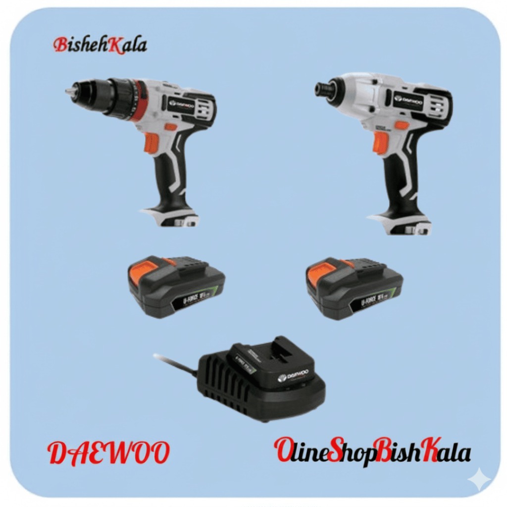 1000257901 دریل ضربه ای و چکشی شارژی DAEWOO دوو کد(2)