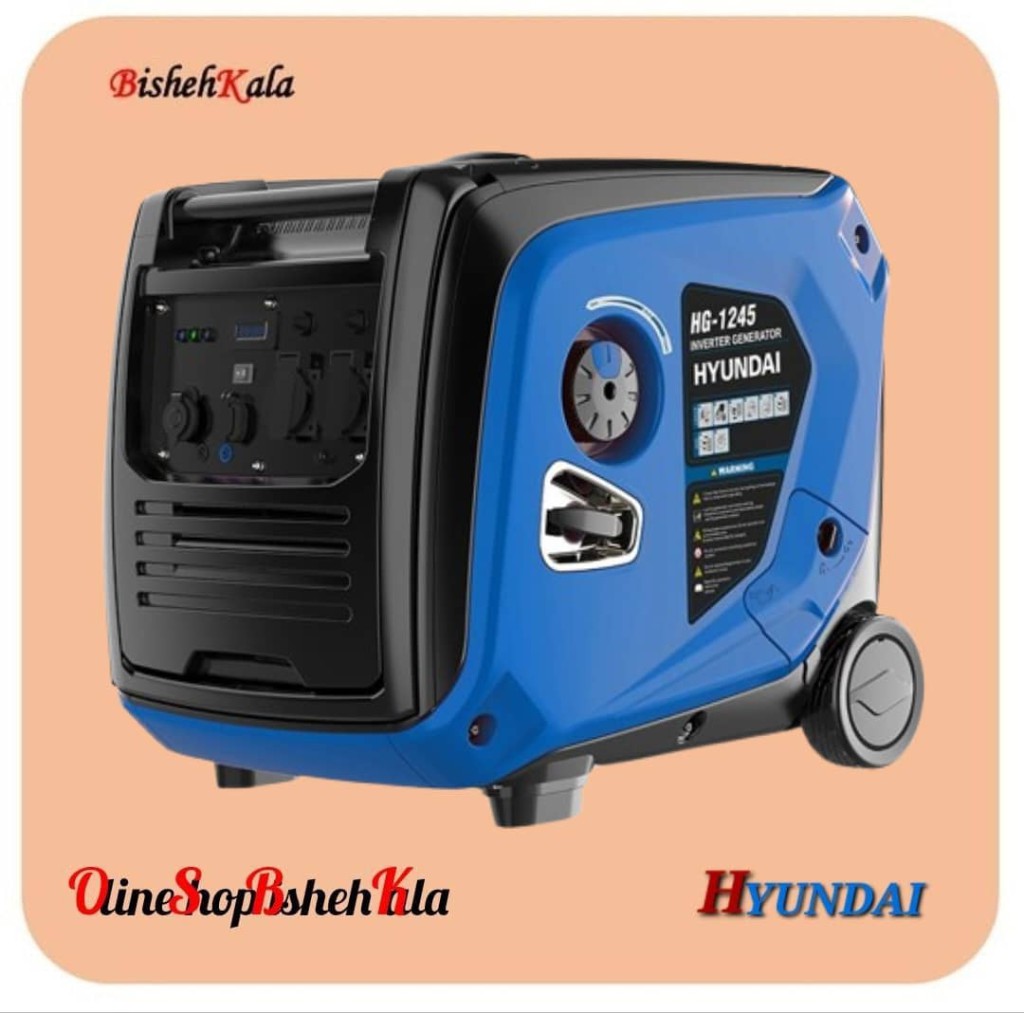 1000310613 موتور برق اینورتر سایلنت 4 کیلو وات HYUNDAI هیوندای مدل HG-1245 کد(3)