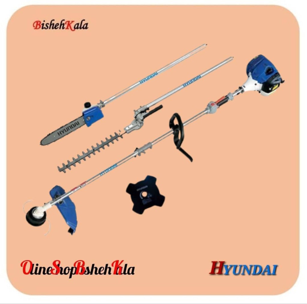 1000313352 علف زن بنزینی چهار کاره HYUNDAI هیوندای مدل (1554-BM) کد(3)