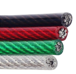 سیم بکسلهای روکشدار قطر 1.5 به 3 میلیمتر کد(126)