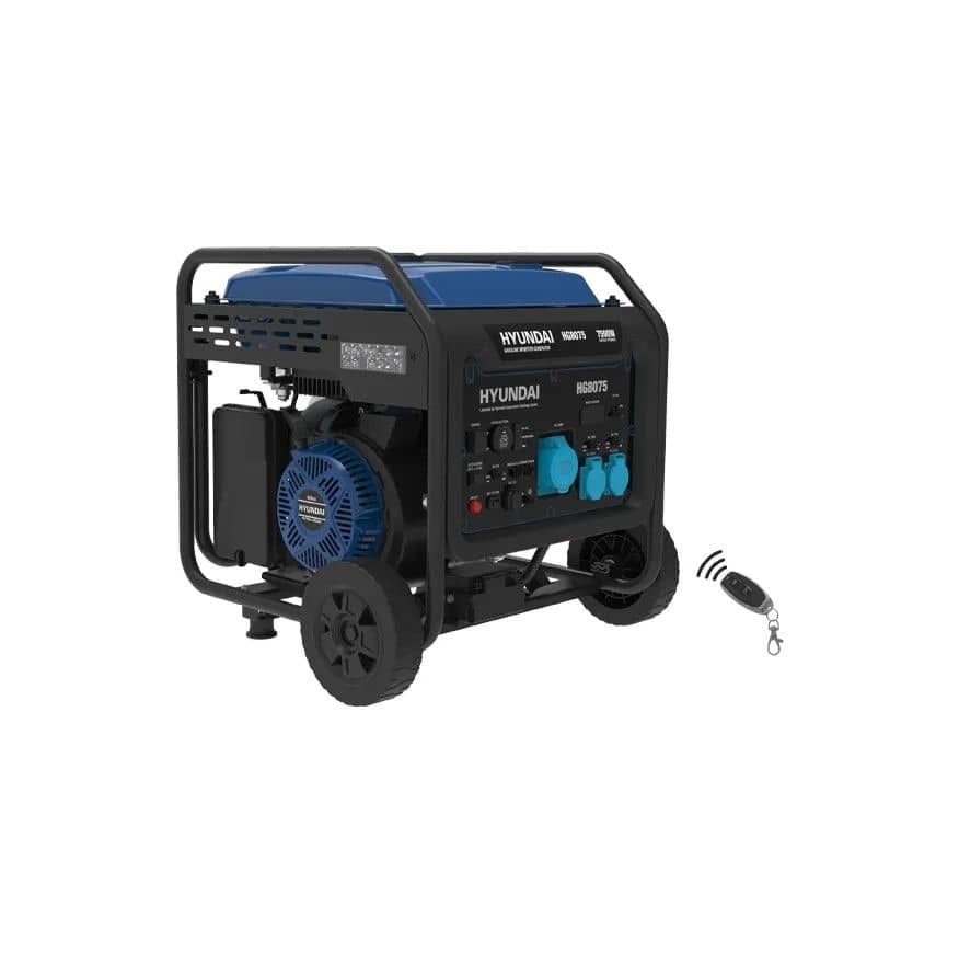 موتور برق اینورتر بنزینی 7.5 کیلو وات HYUNDAI هیوندای مدل HG-8075 کد(3)