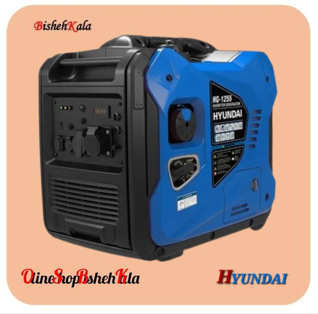 1000376908 موتور برق اینورتر سایلنت 5.5 کیلو وات HYUNDAI هیوندای مدل HG-1255 کد(3)
