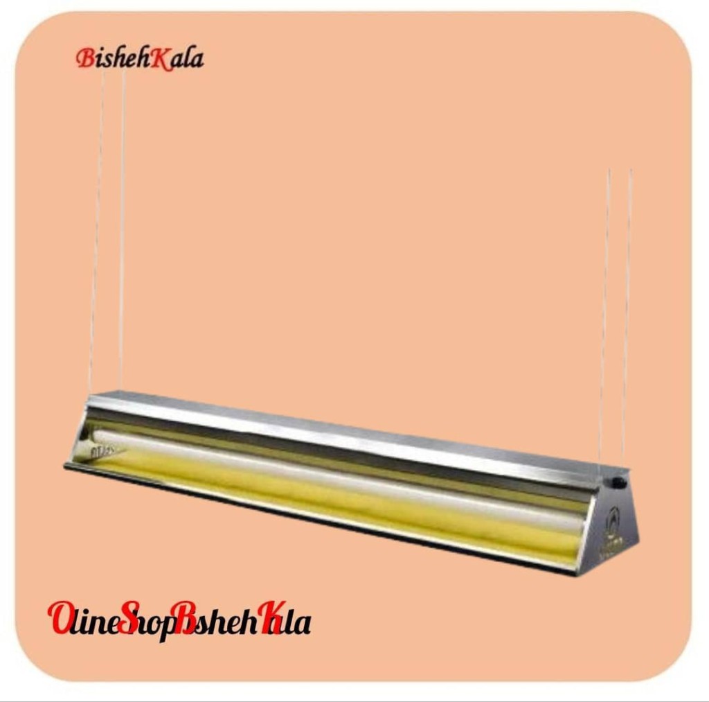 1000381762 حشره کش برقی با تله چسبی مدل سقفی استیل SS2120 کد(104)
