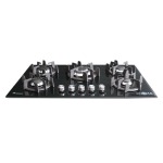 اجاق گاز صفحه ای آذرلوکس پنج شعله مدل GO5ML - C8B  کد(96)