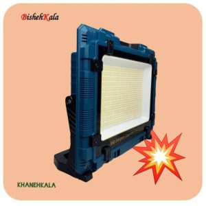 چراغ پروژکتور شارژی خورشیدی 400 وات مدل W8109