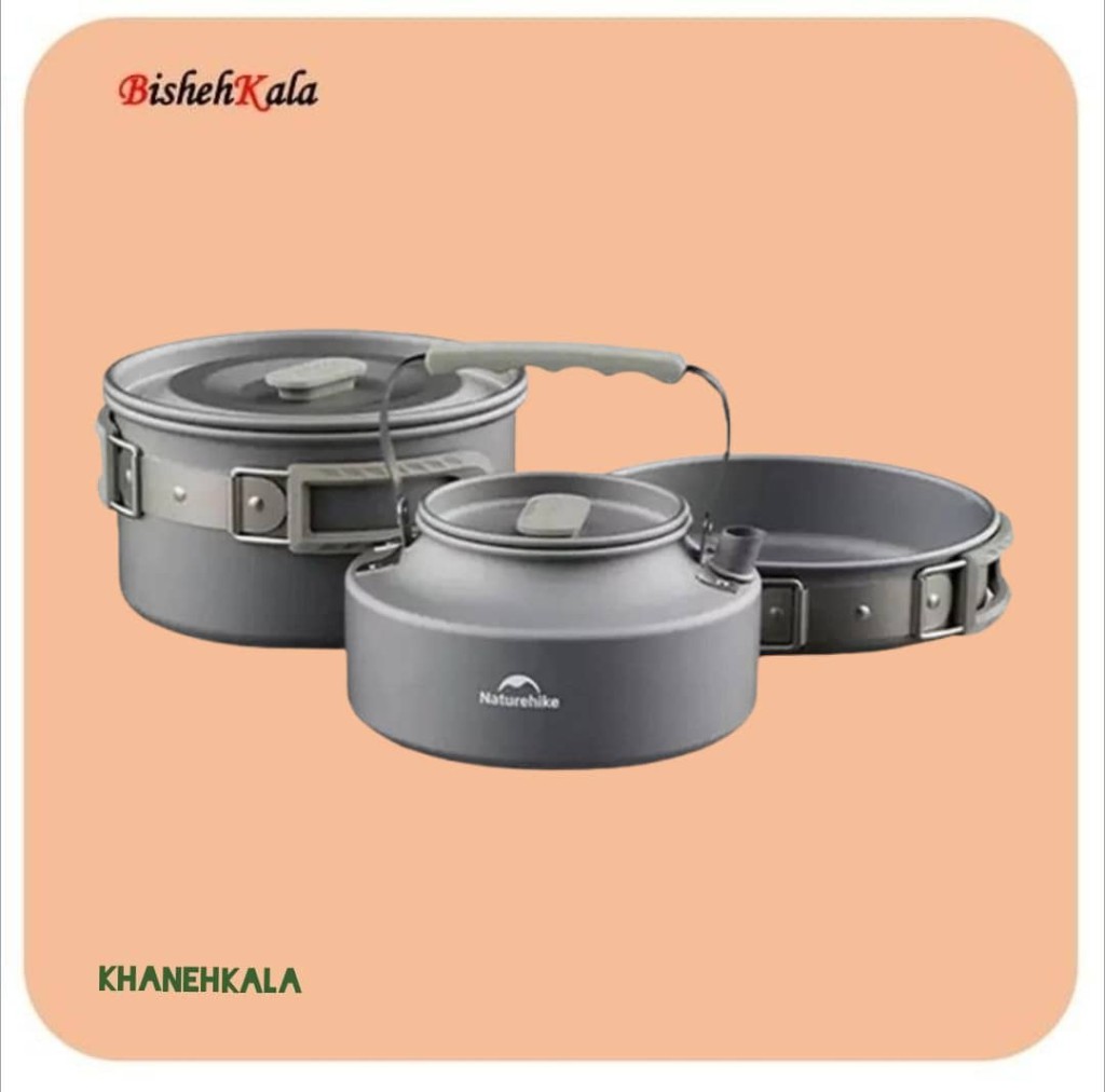Polish_20250509_164756628 ست قابلمه سه تکه نیچرهایک Naturehike مدل CNK2450CF010 کد(13)