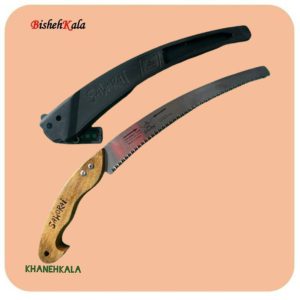 اره سامورایی دسته چوبی غلافدار