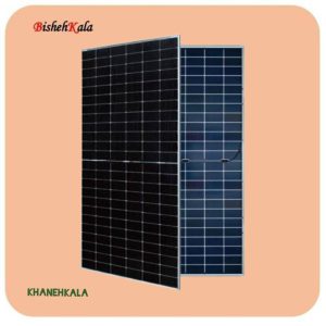پنل خورشیدی 620 وات مونو کریستال دو طرفه برند AE SOLAR اسولار کد(14)