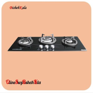 اجاق گاز صفحه ای سه شعله مدل GO3ML- C17B کد(96)
