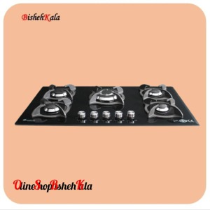 اجاق گاز صفحه ای پنج شعله مدل GO5ML - C9B  کد(96)