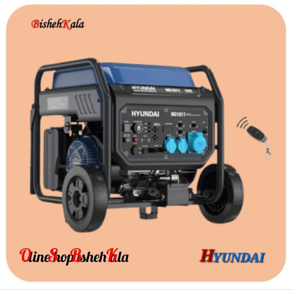 Polish_20260202_194312160 موتور برق اینورتر بنزینی 11 کیلو وات HYUNDAI هیوندای مدل HG-1011 کد(3)