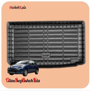 کفپوش مشکی سه بعدی پریمیوم صندوق خودرو پژو 207 اتومات کد(7)